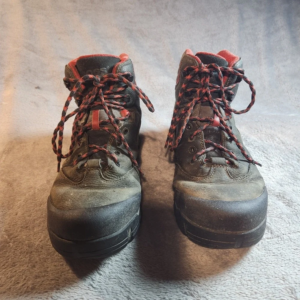 Bogs Boots Mens 11.5 Black Leather Bedrock II 6